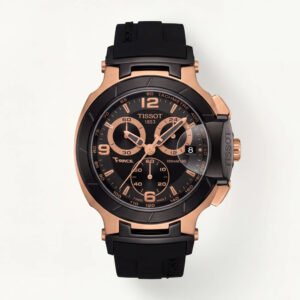 Elite Rose Gold Black Racing Chronograph Men's Watch