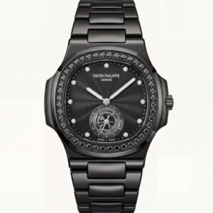 Midnight Black Diamond-Style Minimalist Men's Watch