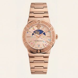 Medusa Champagne Rose Gold Watch - Celestial Confetti Edition