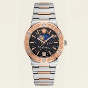 Medusa Midnight Two-Tone Watch - Rose Steel Signature Edition