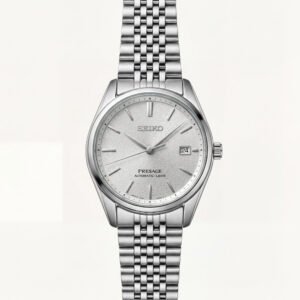 Silver Textured Dial Automatic Classic Men's Watch