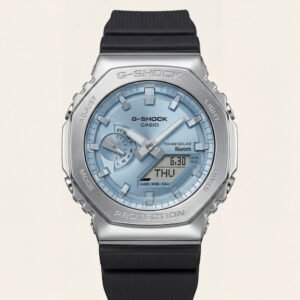 Ice Blue Dial Solar Bluetooth Sports Men's Watch