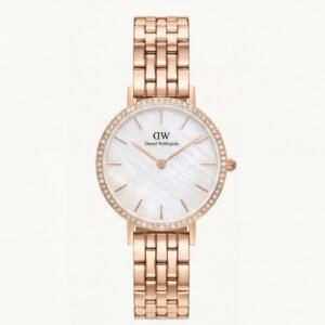 Blush Pearl Crystal Watch - Rose Gold Luxe Edition