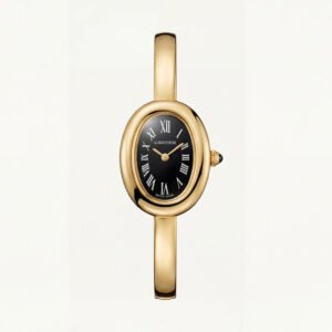 Midnight Oval Roman Dial Bangle Watch - Gold Signature Classic Edition