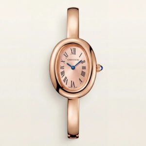 Blush Oval Roman Dial Bangle Watch - Rose Gold Signature Heritage Edition