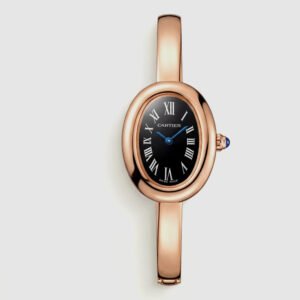 Midnight Oval Roman Dial Bangle Watch - Rose Gold Heritage Luxe Edition