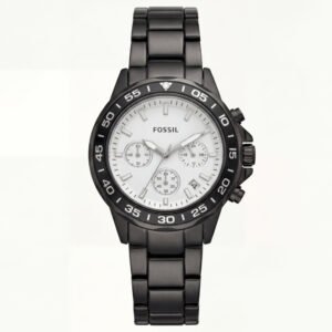 Stealth Black & Silver Chronograph Men's Watch