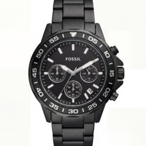 All-Black Steel Chronograph Men's Watch