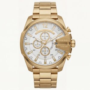 Imperial Gold White Chronograph Men's Watch