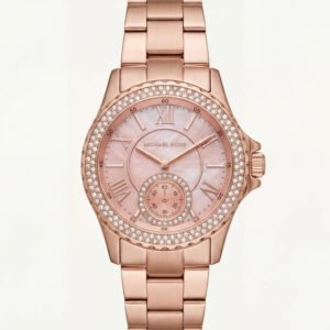 Rose Radiance Crystal Watch - Blush Gold Edition