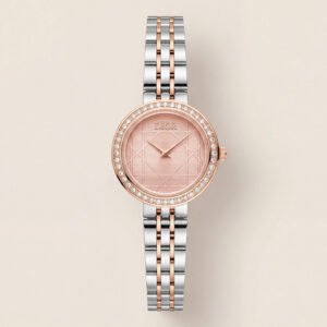 Blush Éclat Diamond Watch – Two-Tone Couture Edition