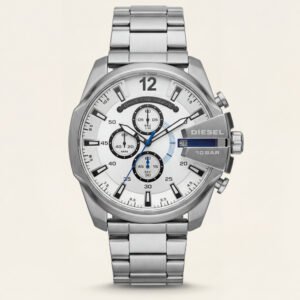 Silver Frost Steel Chronograph Men's Watch