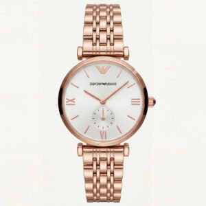 Rose Gold Small Seconds Watch - Executive Luxe Edition
