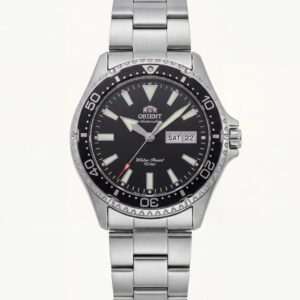Ocean Black Diver Automatic Stainless Steel Watch