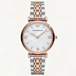 Pearl Essence Minimal Watch - Two-Tone Rose Edition