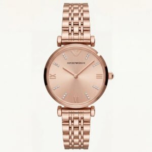 Rose Signature Crystal Watch - Full Rose Gold Edition