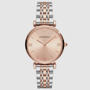 Blush Harmony Minimal Watch - Two-Tone Rose Edition