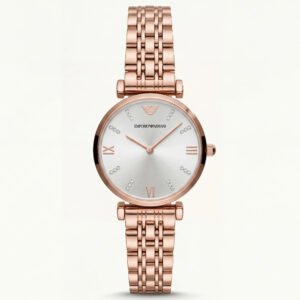 Rose LumiÃ¨re Crystal Watch - Full Rose Gold Edition