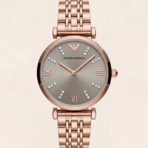 Rose Aura Crystal Watch - Full Rose Gold Edition