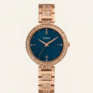 Royal Sapphire Crystal Watch - Rose Gold Luxe Edition