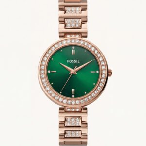 Emerald Royale Luxury Watch - Rose Gold Crystal Edition