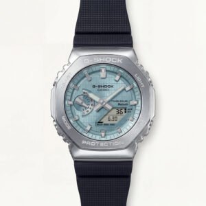 Ice Blue Hybrid Solar Sports Protection Watch