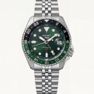 Emerald Green GMT Automatic Steel Watch