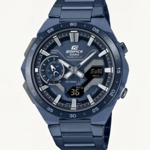 Midnight Blue Solar Chronograph Stainless Steel Performance Watch