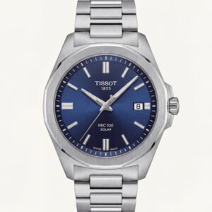 Deep Blue Solar Quartz Stainless Steel Everyday Watch