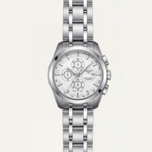 Classic White Dial Automatic-Style Chronograph Men's Watch