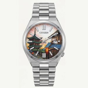 Kyoto Heritage Art Dial Automatic Silver Watch