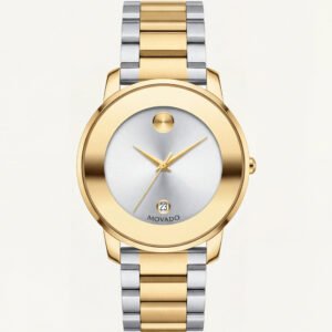 Elite Gold Silver Minimalist Men's Watch