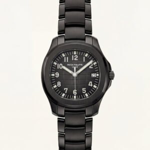 Premium Black Sports Steel Watch with Date Display