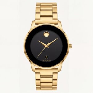 Royal Gold Black Minimalist Men's Watch