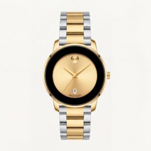 Luxury Gold Dial Two-Tone Stainless Steel Men's Watch
