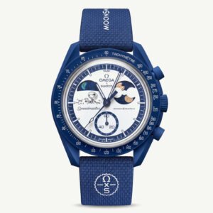 Blue Moon Chronograph Watch with Tachymeter Bezel