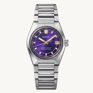 Royal Purple Dial Automatic Steel Watch - 3-Day Power Reserve