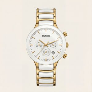 Centrix Pearl White Gold Ceramic Chronograph Watch