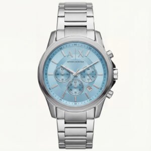 Centrix Ice Blue Silver Chronograph Watch