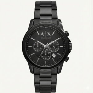 Centrix All-Black Chronograph Steel Watch