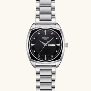 Midnight Black Diamond Index Day-Date Men's Watch