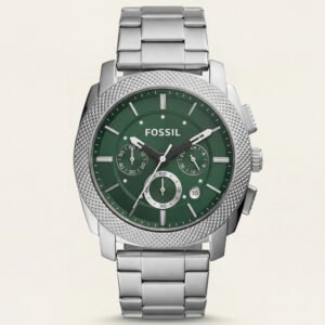 Emerald Green Chronograph Stainless Steel Men's Watch