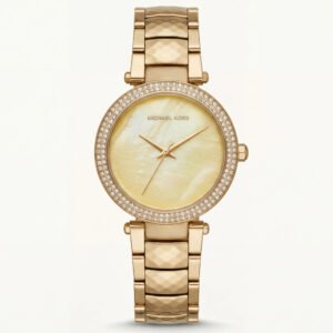Golden Pearl Crystal Watch - Full Gold Luxe Edition